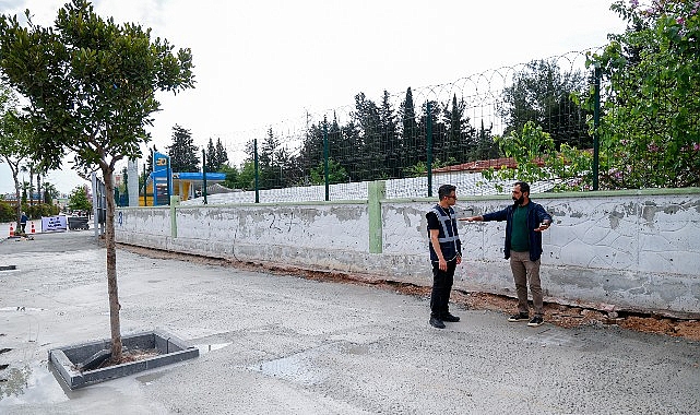 B&uuml;y&uuml;kşehir&rsquo;den Mevlana Caddesi ve 100. Yıl Bulvarı arasında kaldırım ve peyzaj &ccedil;alışması