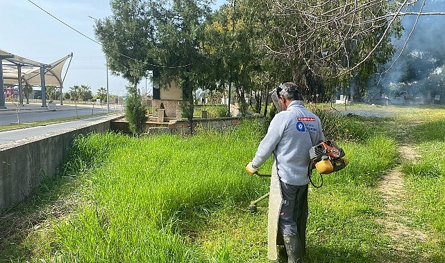 B&uuml;y&uuml;kşehir&rsquo;den mezarlıklarda bakım onarım &ccedil;alışması