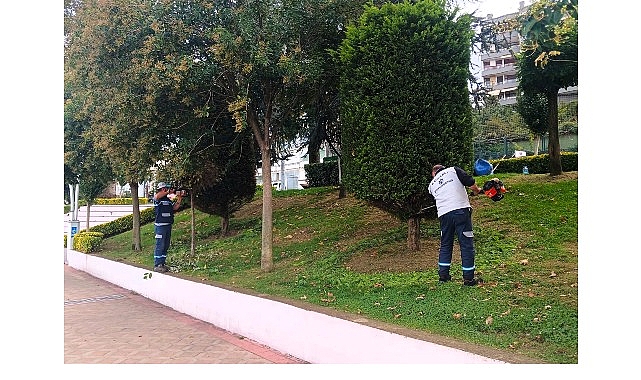 B&uuml;y&uuml;kşehir&rsquo;den yeşil alanlara &ouml;zel bakım