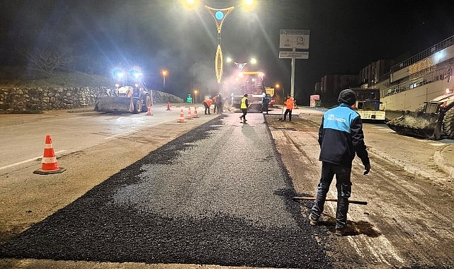 B&uuml;y&uuml;kşehir&rsquo;den yoğun asfalt mesaisi