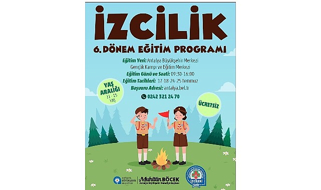 B&uuml;y&uuml;kşehir&rsquo;in 6. d&ouml;nem izcilik kampı başlıyor