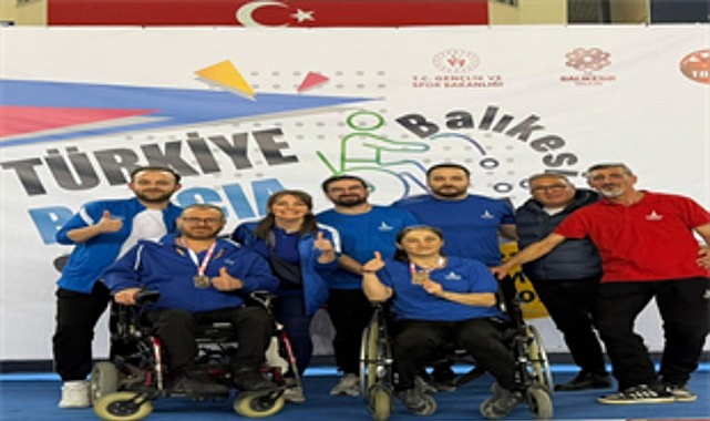 B&uuml;y&uuml;kşehir&rsquo;in boccia takımı, bronz madalya ile d&ouml;nd&uuml;