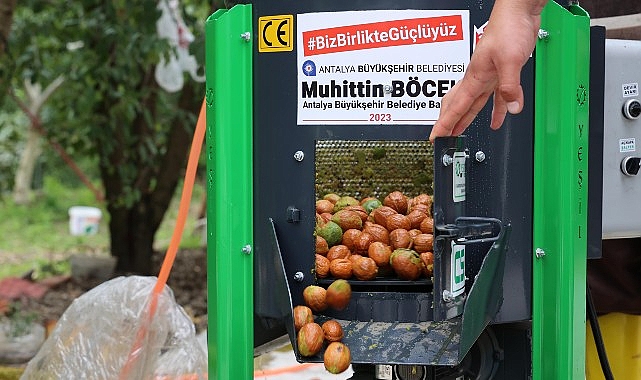 B&uuml;y&uuml;kşehir&rsquo;in ceviz soyma makineleri &uuml;reticilerin hizmetinde