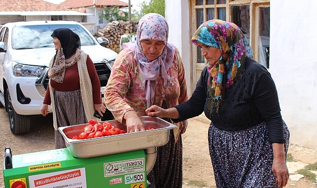 B&uuml;y&uuml;kşehir&rsquo;in ekipman desteği ile &uuml;reticiler daha g&uuml;&ccedil;l&uuml;