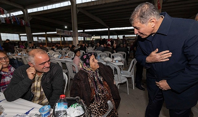 B&uuml;y&uuml;kşehir&rsquo;in g&ouml;n&uuml;l sofrası bu kez Menemen&rsquo;de kuruldu