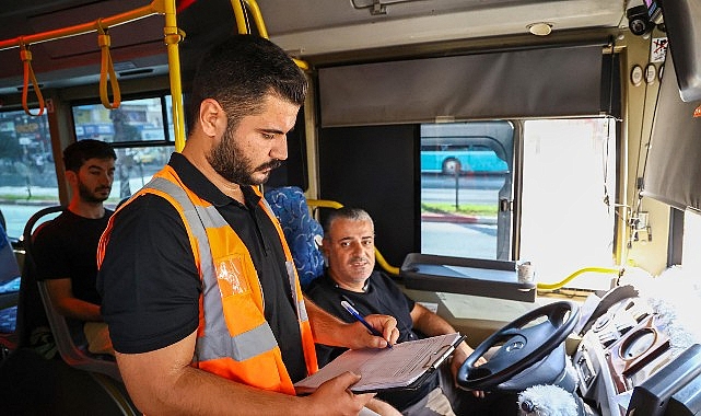 B&uuml;y&uuml;kşehir&rsquo;in toplu ulaşım ara&ccedil;larındaki sıkı denetimleri devam ediyor