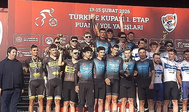 B&uuml;y&uuml;kşehirli Bisiklet&ccedil;iler T&uuml;rkiye Kupası 1. Etap Puanlı Yol Yarışlarında İkinci Oldu