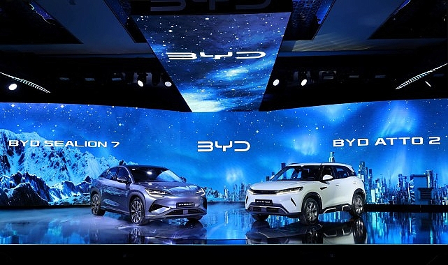 BYD T&uuml;rkiye, SEALION 7 ve ATTO 2 ile Elektrikli SUV Ailesini Genişletiyor