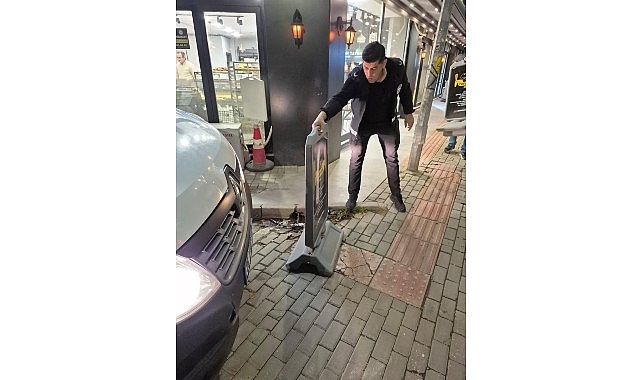 &Ccedil;alı Mahallesi'nde kaldırım işgallerine sabah operasyonu
