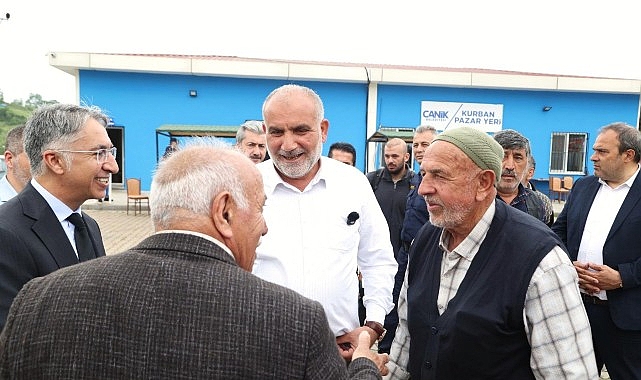 Canik Belediyesi Kurban Pazarı&rsquo;na B&uuml;y&uuml;k Rağbet