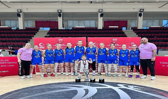 Canik Belediyespor Kul&uuml;b&uuml; U14 Kız Basketbol Takımı T&uuml;rkiye ikincisi oldu.