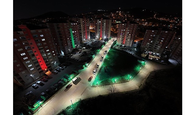 Canik Sokakları Tasarruflu Aydınlatma Sistemleriyle Aydınlık ve G&uuml;venli