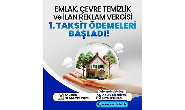 Canik&rsquo;te Vergi &Ouml;demeleri Başladı