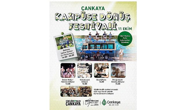 &Ccedil;ankaya, Gen&ccedil;leri "Kamp&uuml;se D&ouml;n&uuml;ş Festivali"nde Buluşturuyor