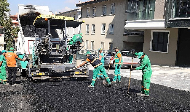 &Ccedil;ankaya sokakları yenileniyor