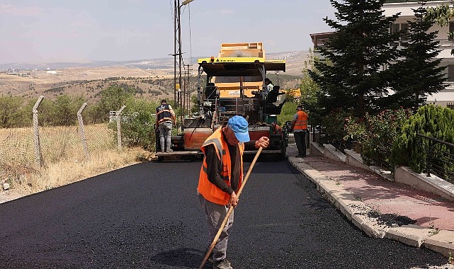 &Ccedil;ankaya&rsquo;da Asfalt &Ccedil;alışmaları S&uuml;r&uuml;yor