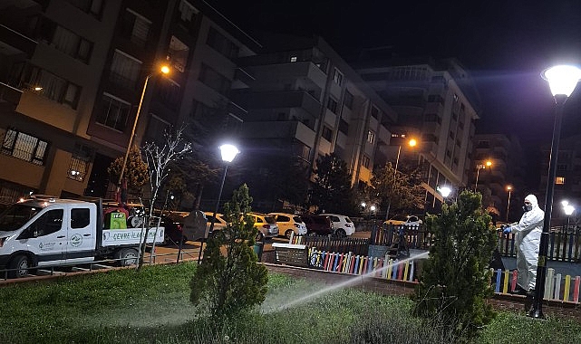 &Ccedil;ankaya&rsquo;da Sinek ve Haşereye Karşı Gece Mesaisi