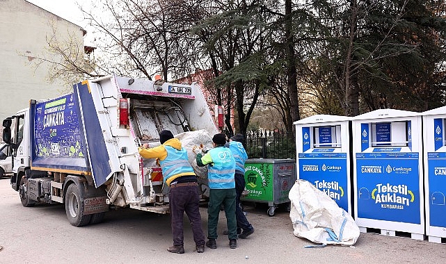 &Ccedil;ankaya'da Tekstil Kumbaralarıyla Sıfır Atığa Katkı
