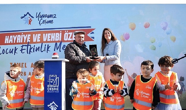 &Ccedil;eşme Belediyesi, Ala&ccedil;atı&rsquo;da &ccedil;ocuklar i&ccedil;in yeni bir yaşam alanının temelini attı