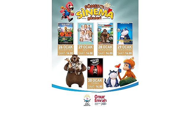 &Ccedil;iğli&rsquo;de Yarıyıl Tatili Sinema ve Eğlenceyle Şenleniyor