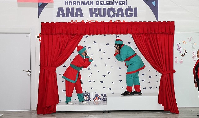 &Ccedil;ocuk Oyun K&ouml;y&uuml; Ana Kucağı'nda 23 Nisan coşkusu