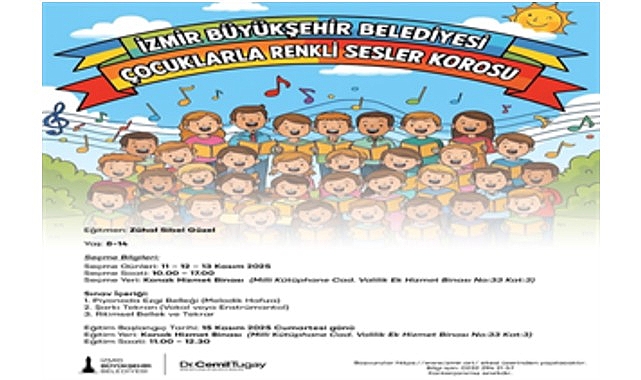 &ldquo;&Ccedil;ocuklarla Renkli Sesler Korosu&rdquo; başlıyor