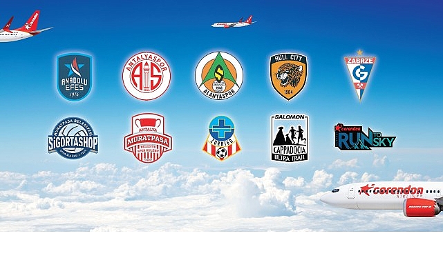 Corendon Airlines, T&uuml;rkiye&rsquo;de ve Avrupa&rsquo;da &ccedil;oklu sponsorluk iletişimi yaklaşımıyla spora g&uuml;&ccedil; vermeye devam ediyor