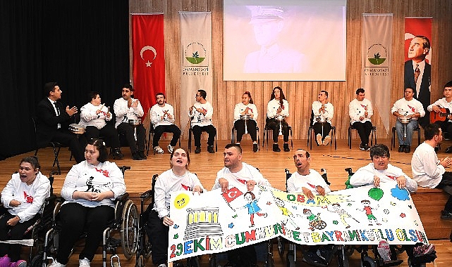 Cumhuriyet Bayramı coşkusu engelsiz y&uuml;reklerde attı &nbsp;