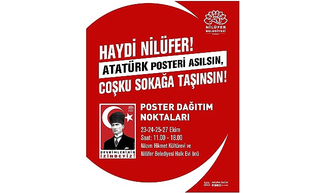 Cumhuriyet ışığı yine Nil&uuml;fer&rsquo;den y&uuml;kselecek