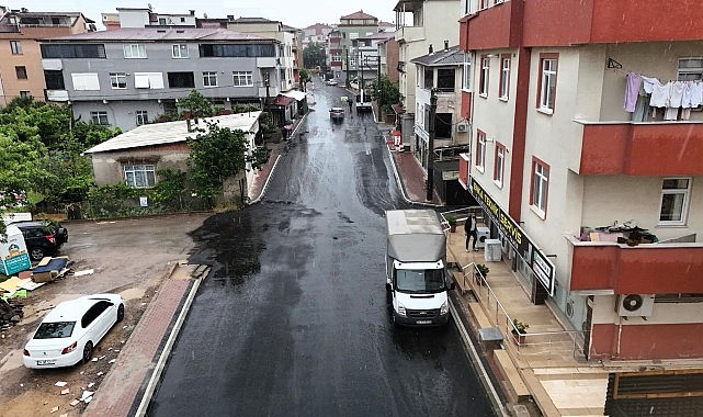 Darıca Mevlana Caddesi&rsquo;nde &uuml;styapı tamam