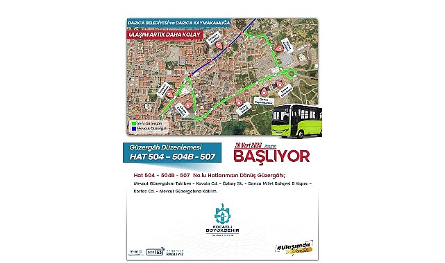 Darıca&rsquo;nın yeni hizmet binalarına erişilebilir ulaşım