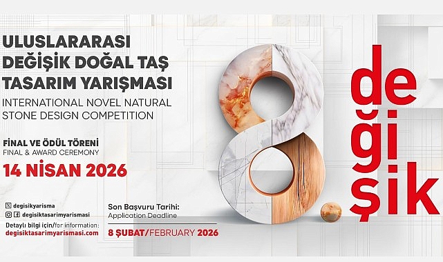 Değişik Doğal Taş Tasarım Yarışması&rsquo;na başvurular s&uuml;r&uuml;yor