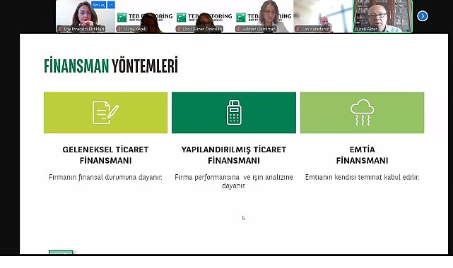 Demir ihracat&ccedil;ılarına ihracatın finansmanı eğitimi
