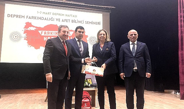 Deprem Haftası&rsquo;nda farkındalık semineri