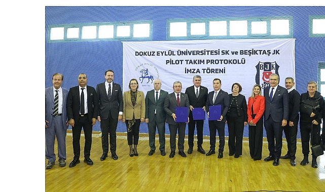 DE&Uuml; ile Beşiktaş Arasında İş Birliği ve Pilot Takım Protokol&uuml; İmzalandı