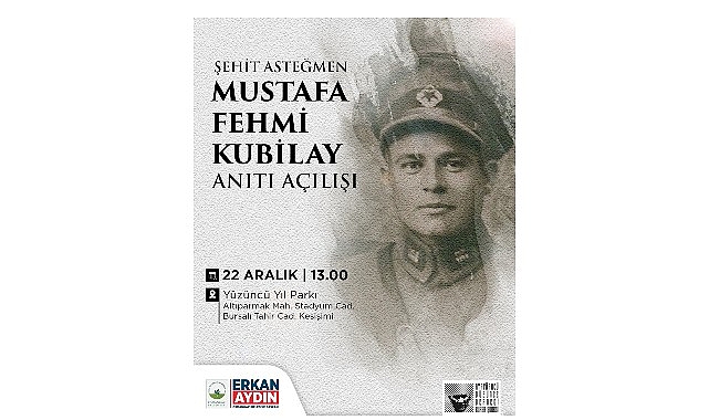 Devrim Şehidi Kubilay Osmangazi&rsquo;de Anılacak