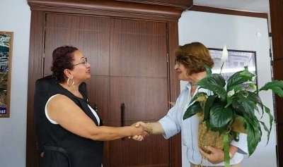 Didim Belediye Başkanı Hatice Gen&ccedil;ay Minik Misafirlerini Ağırladı