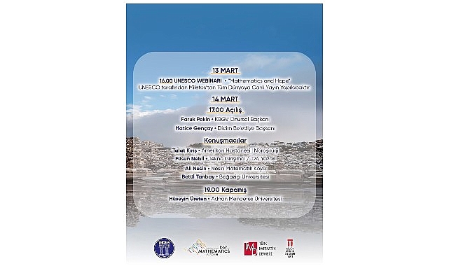 Didim Belediyesi Uluslararası Matematik G&uuml;n&uuml; Etkinliğine Ev Sahipliği Yapıyor