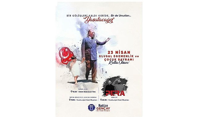 Didim&rsquo;de 23 Nisan Coşkusu Akşam Etkinlikleriyle Ta&ccedil;lanacak