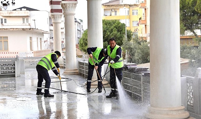 Didim&rsquo;deki Camilerde Ramazan &Ouml;ncesi Temizlik &Ccedil;alışmaları Yoğunlaştırıldı