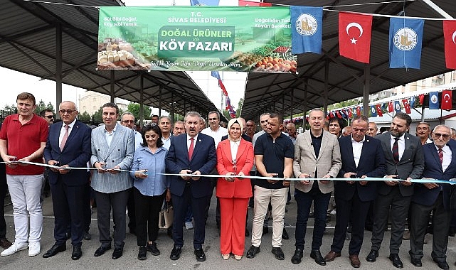 Doğal &Uuml;r&uuml;nler ve K&ouml;y Pazarı Hizmete A&ccedil;ıldı
