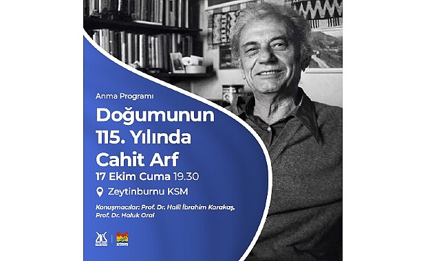 Doğumunun 115. Yılında Cahit Arf Anma Programı, Zeytinburnu K&uuml;lt&uuml;r Sanat&rsquo;ta!