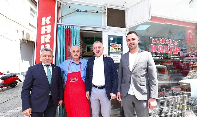 D&uuml;ğ&uuml;ne gitti, proje inceledi, vatandaşla sohbet etti