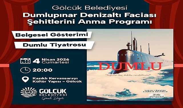 Dumlupınar Faciası G&ouml;lc&uuml;k'te Tiyatro Sahnesinde Canlandırılacak