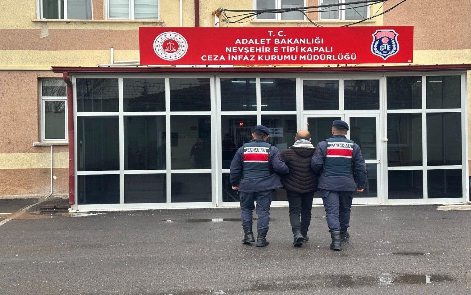 Nevşehir&rsquo;de 18 yıl hapis cezası bulunan şahıs yakalandı