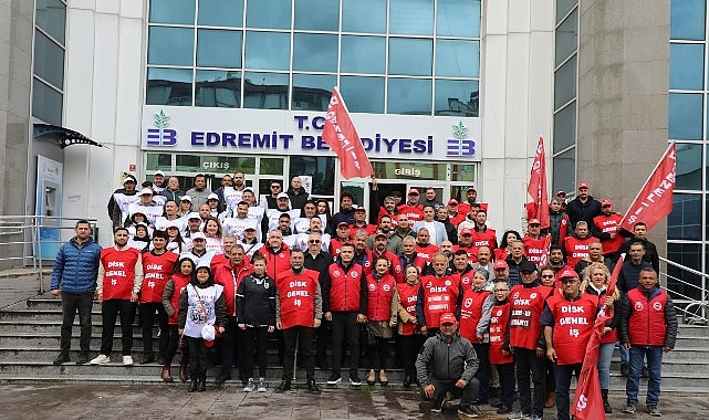 Edremit&rsquo;te 1 Mayıs coşkuyla kutlandı