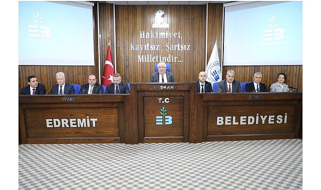 Edremit&rsquo;te yılın ilk muhtarlar toplantısı yapıldı