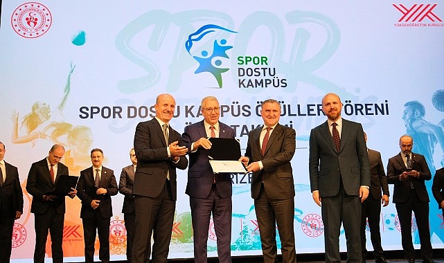 Ege &Uuml;niversitesi &ldquo;Spor Dostu Kamp&uuml;s" &uuml;nvanı kazandı