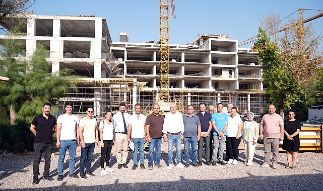 Ege &Uuml;niversitesinde dev teknopark kompleksi hızla y&uuml;kseliyor