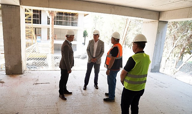 Ege &Uuml;niversitesinde yeni teknopark binası hızla y&uuml;kseliyor